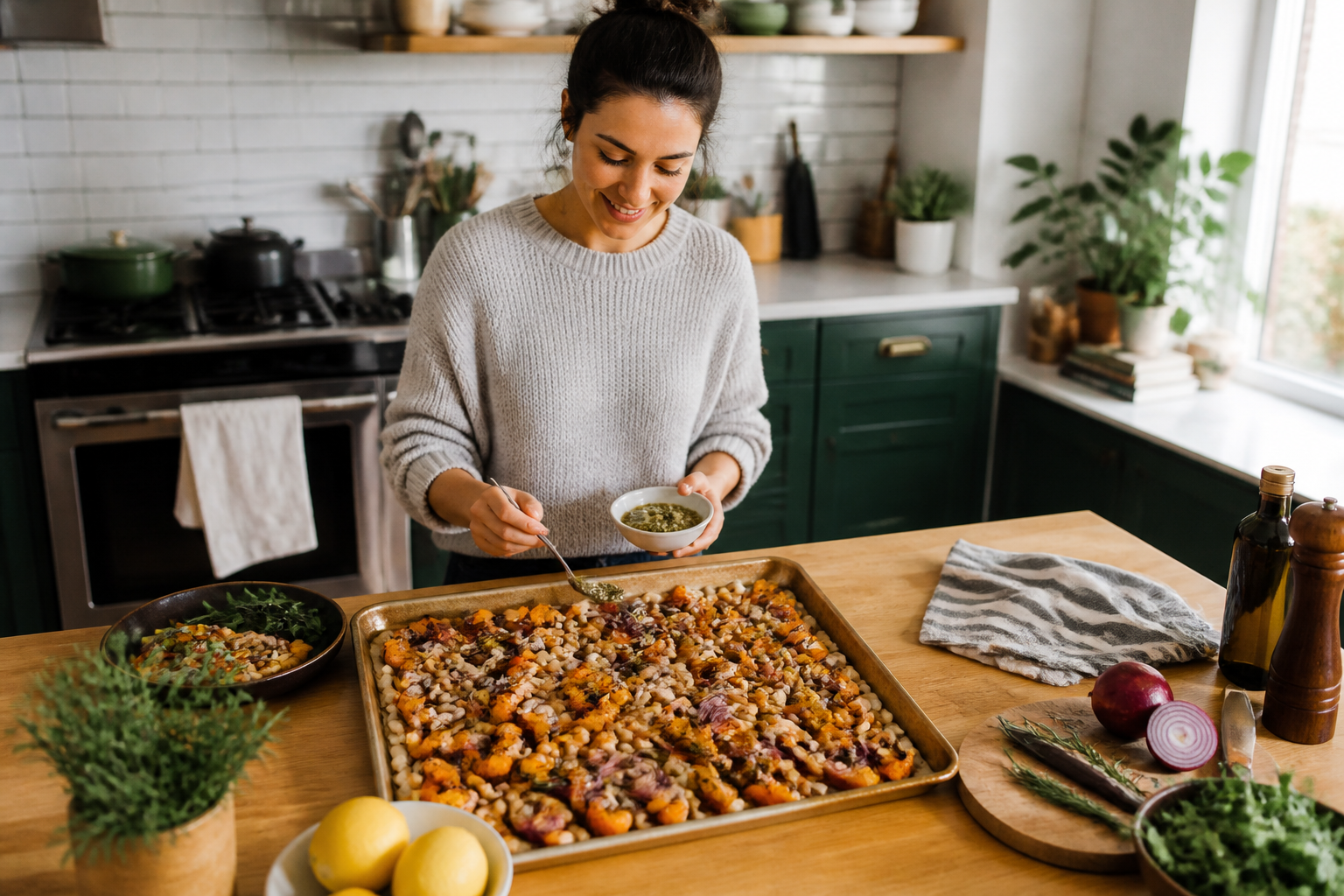 Roasted Squash and White Bean Sheet Pan — October Performance Fuel